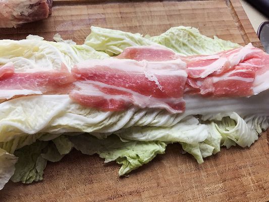 白菜炖肉片 家常白菜炖猪肉最正宗的做法