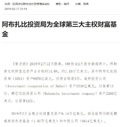 阿布扎比财团:全球投资领域的隐形巨头如何改写商业规则? 阿布扎比财团:全球投资领域的隐形巨头如何改写商业规则?