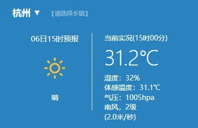 【杭州今日气温】2025年6月1日杭州气温是多少 【杭州今日气温】2025年6月1日杭州气温是多少