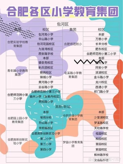 合肥市小学有哪些材料 合肥市小学有哪些材料