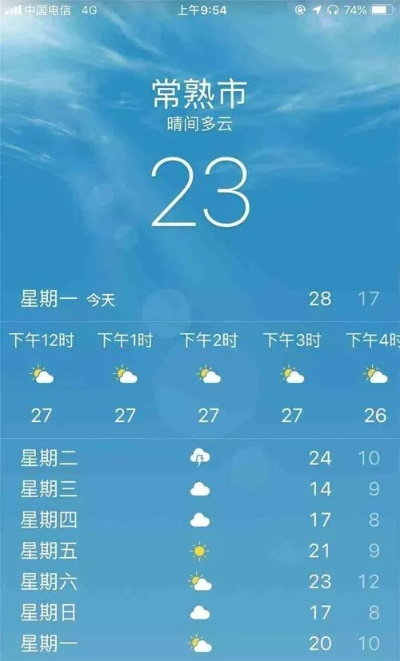 【常熟未来7天天气预报】常熟未来一周天气情况 【常熟未来7天天气预报】常熟未来一周天气情况