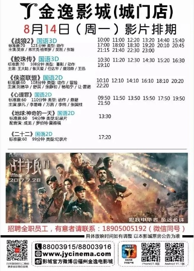 【福建今日影讯】2025年7月2日福建影城上映哪些电影 【福建今日影讯】2025年7月2日福建影城上映哪些电影