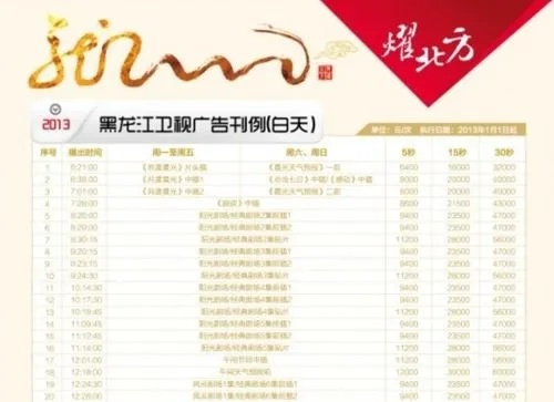 黑龙江频道节目表:丰富多样的视听盛宴 黑龙江频道节目表:丰富多样的视听盛宴