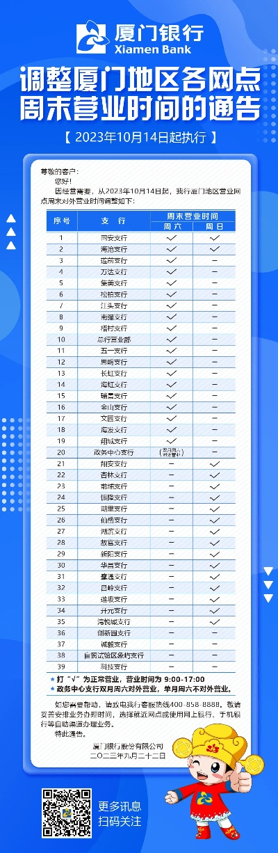 厦门市什么时候上班 厦门市什么时候上班
