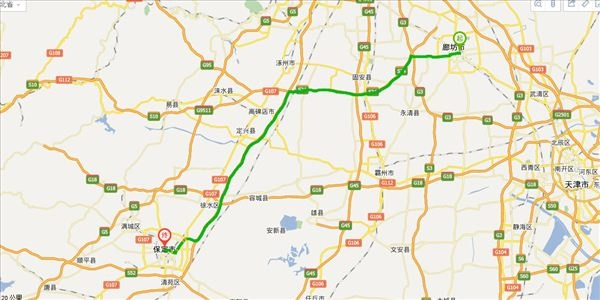 廊坊离保定市多少公里 廊坊离保定市多少公里