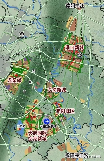 成都市区域新城有哪些地方 成都市区域新城有哪些地方