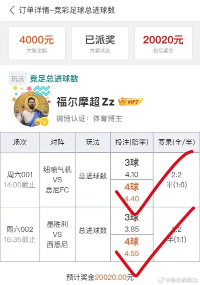足彩总进球数:揭秘如何用激情与智慧赢得高额回报 足彩总进球数:揭秘如何用激情与智慧赢得高额回报