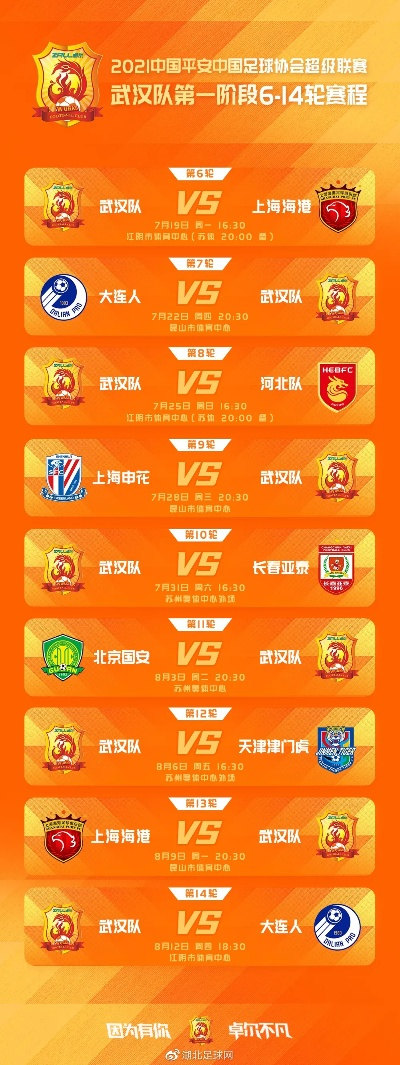 独家中超武汉队即将开播!锁定时间,激情不容错过! 独家中超武汉队即将开播!锁定时间,激情不容错过!