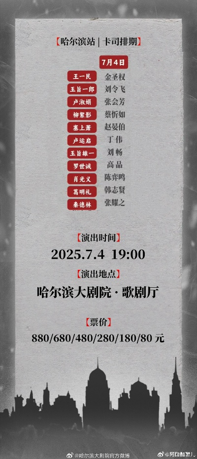 【哈尔滨今日演唱会】2025年5月8日哈尔滨有哪些演唱会 【哈尔滨今日演唱会】2025年5月8日哈尔滨有哪些演唱会