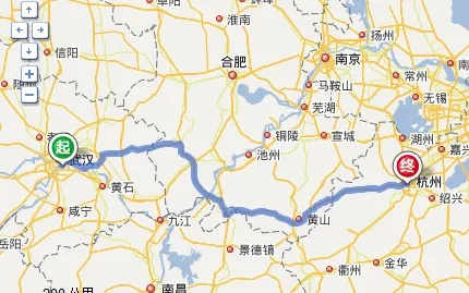 湖北离杭州有多远? 湖北离杭州有多远?