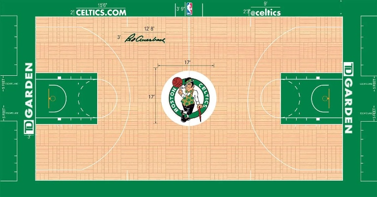 NBA场地地板:那些承载辉煌的战靴足迹 NBA场地地板:那些承载辉煌的战靴足迹