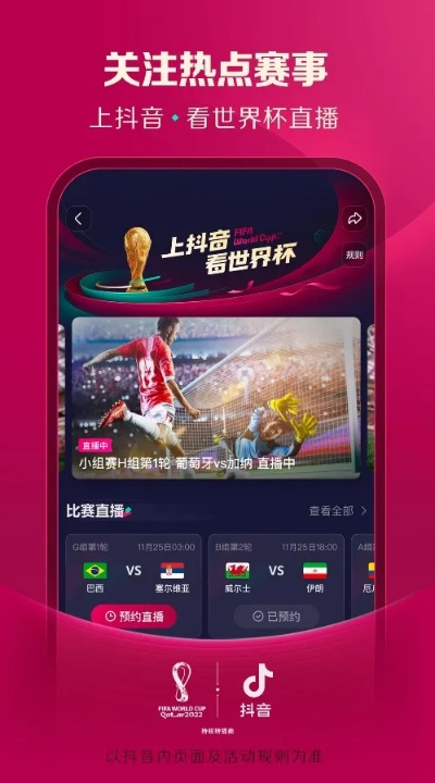 世界杯直播,抖音新视角——解锁观赛新姿势 世界杯直播,抖音新视角——解锁观赛新姿势