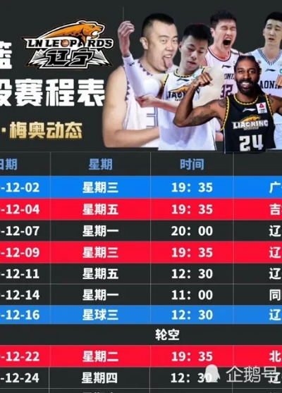 辽宁衡业男篮赛程出炉!热血对决引爆球迷期待 辽宁衡业男篮赛程出炉!热血对决引爆球迷期待