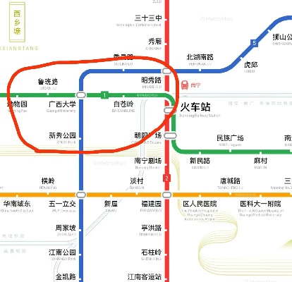 南宁金桥站到西乡塘站有多远? 南宁金桥站到西乡塘站有多远?